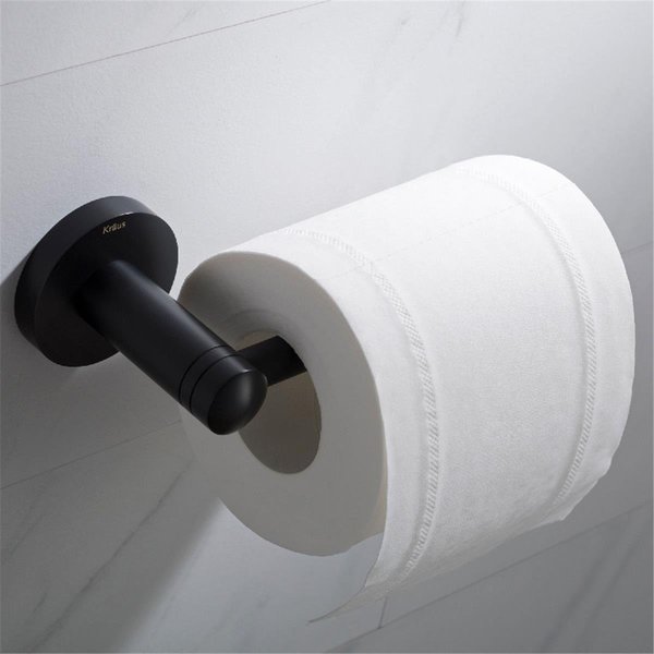 Kraus Elie Bathroom Toilet Paper HolderMatte Black KEA-18829MB